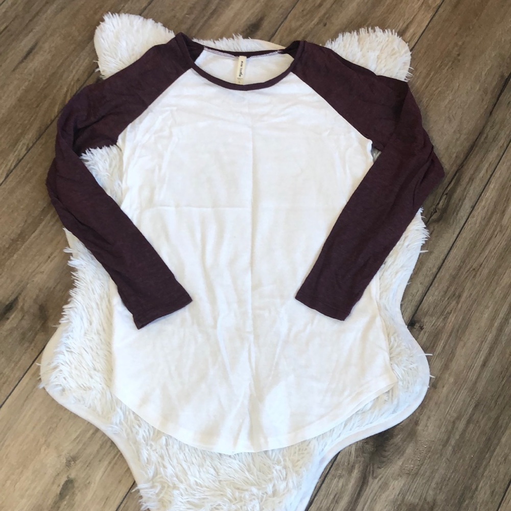 NIB ever hottie Raglan Long Sleeve Tee